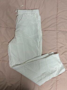 White Linen Pants